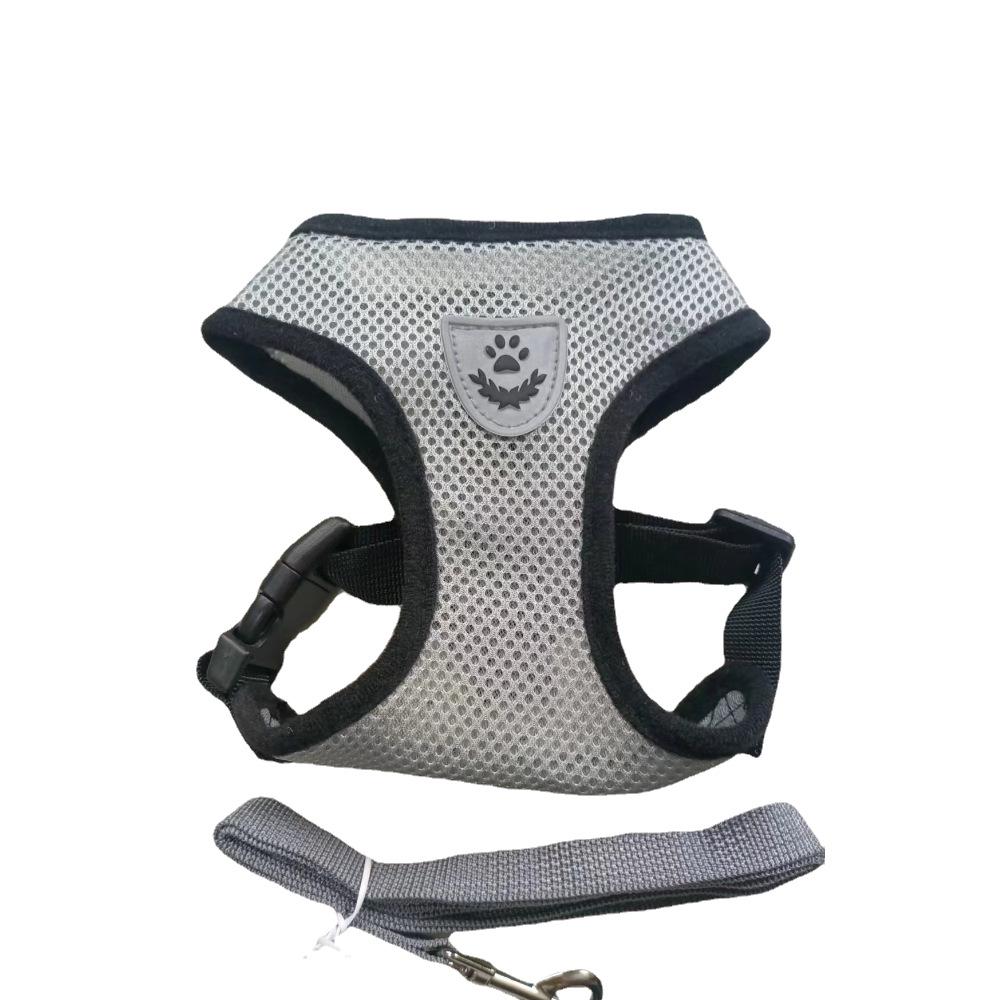Dog Harness Leash Set - Vest-Style Outdoor Walking Collar