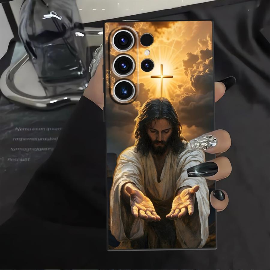 Creative Jesus Art Case for Samsung Galaxy S26 Ultra S24 S25 Plus S21 FE Note 20 8 9 10 S20 Ultra S23 S10 S9 Funda Phone Cover