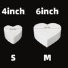 4/6/8 palcová polystyrenová pěna ve tvaru srdce, manekýn pro cukrářství, párty, DIY, cvičný model, pěnová forma na dort, kuchyňské doplňky, dekorace