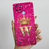 For Realme C21Y C25Y Phone Case Crown Letters Soft Liquid Silicone Protective Back Cover For Realme C21 C15 C 21 C 25 Y Fundas