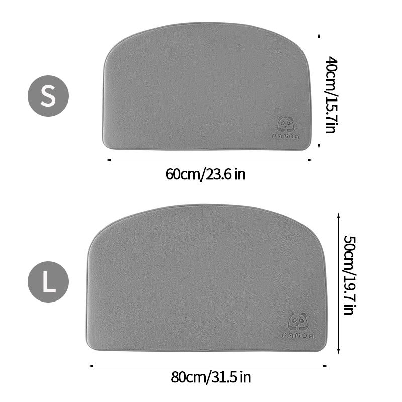 Memory Foam Bath Mats Anti-Slip Shower Carpet Coral Fleece Soft Foot Pad Absorbent Bathroom Rug Washable Entrance Doormat