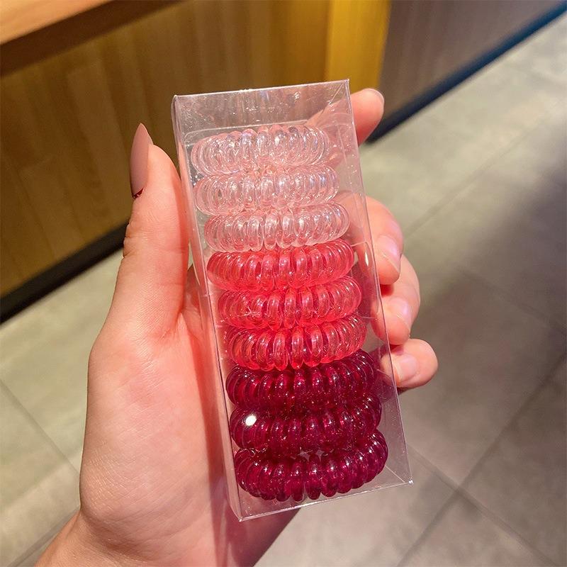 Modische bunte Haargummis - Hochelastische und strapazierfähige Bänder für Damen-Pferdeschwänze