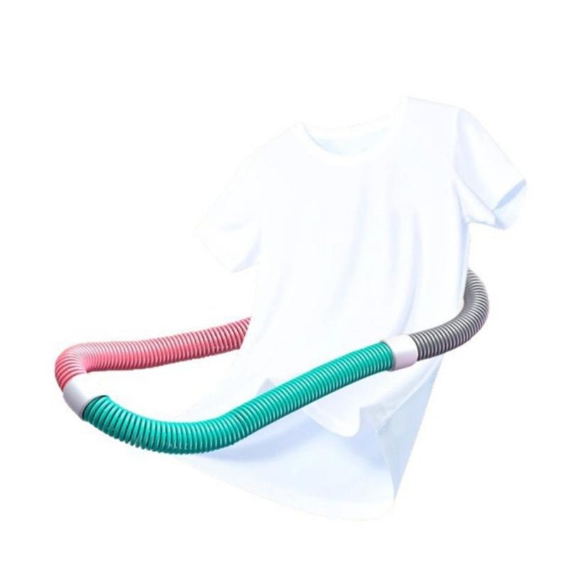 Weighted Soft Spring Hoop Foldable Fitness Hoop Exercise Hoop Slimming Exercise Equipment for Home and Travel