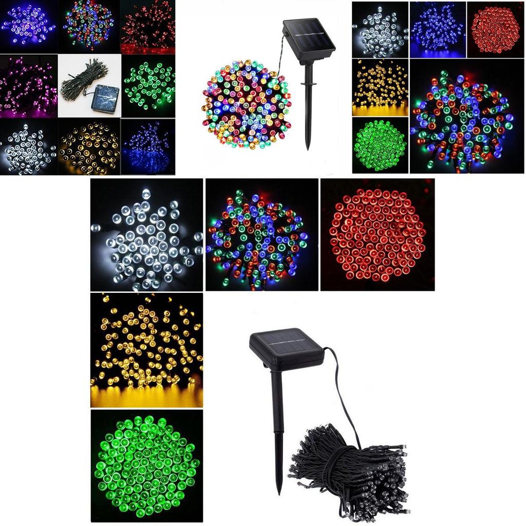 Radiant Solar Powered Led String Fairy Lights For Outdoor Christmas And Party Dcor