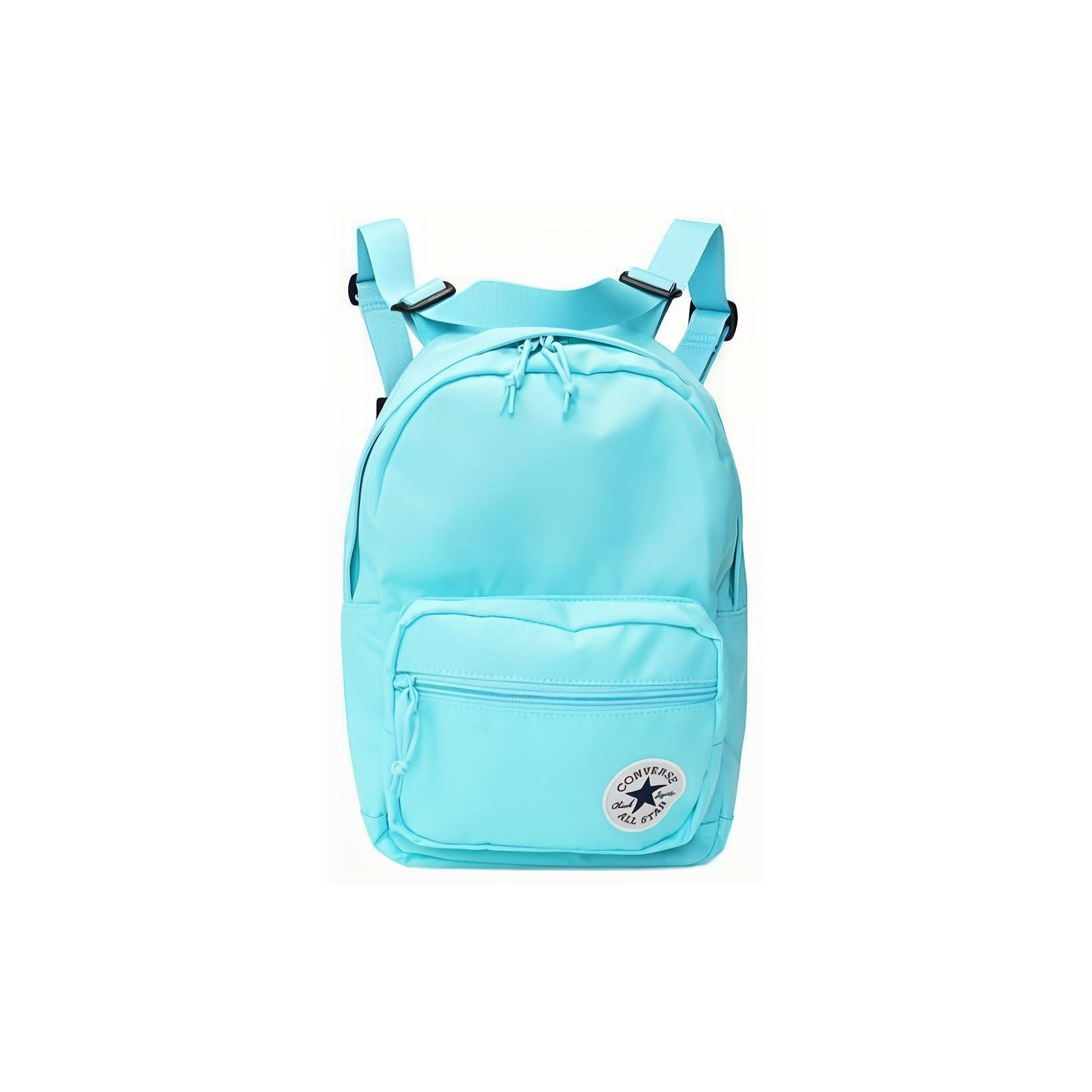 Converse 20L Simple Casual Classic Round Logo Backpack Unisex Backpack Blue 10020538-A10 Blue,Medium