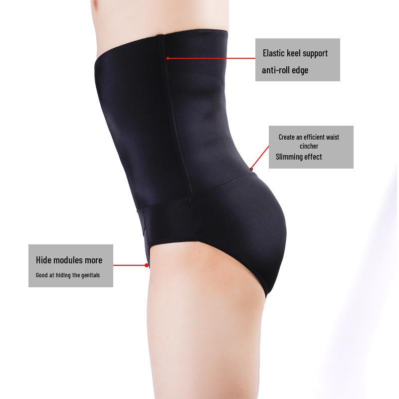 Mandino Unisex Cross-Dressing Waist and Stomach Shaper Underwear for Men and Women