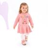 MIKIHOUSE HOT BISCUITS Dress, Salmon Pink, Size 110cm, for Boys and Girls, Product Number: 73-1901-681