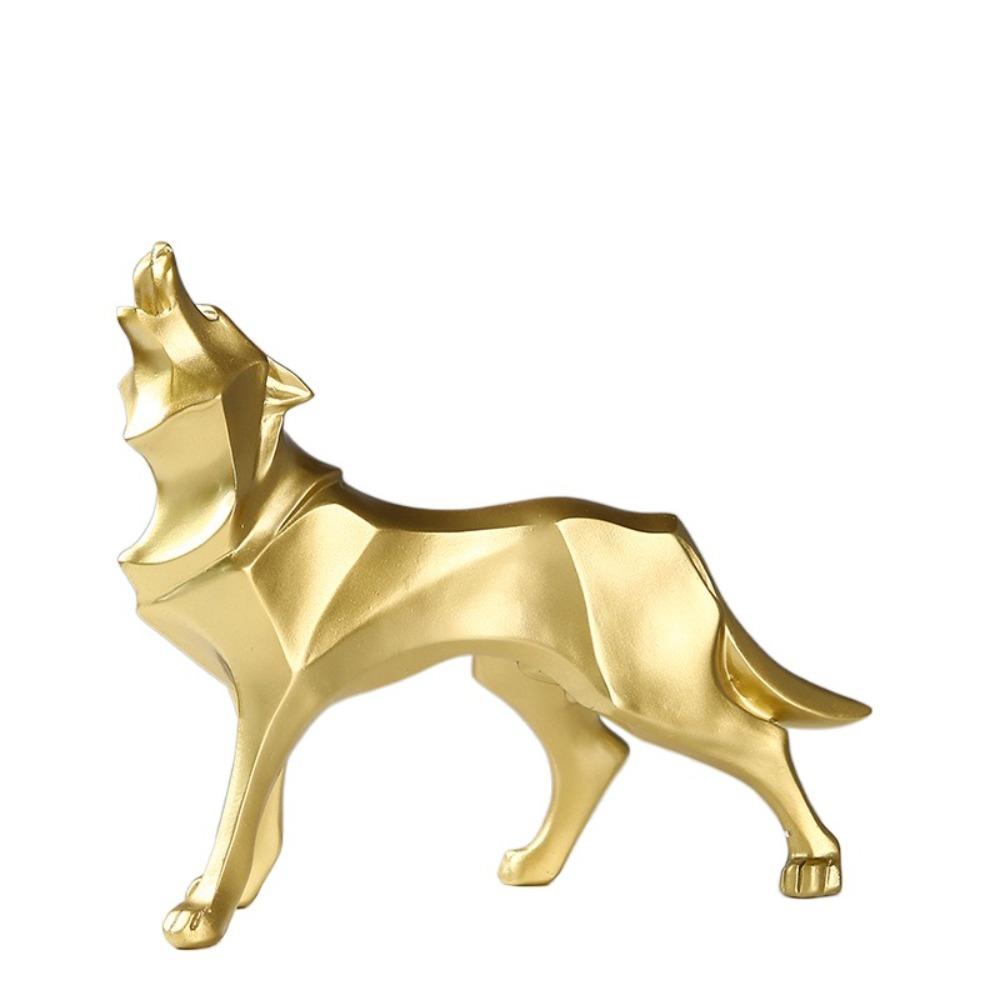 

Мультяшный Волк Смола Орнамент Кавайный Автомобильный Орнамент Скандинавский Волк Настольная Фигурка Дом