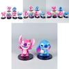 Stitch Pvc Figurine Collectible Toy With Assembly For Couple Gift