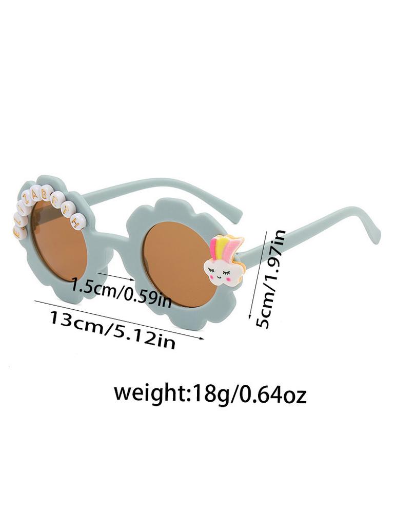 2026 Adorable Bunny Flower Kids ELIZABETH Sunglasses Matte Toddler Cute Summer Vacation Eyewear Outdoor Sun Glasses KJ265