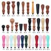 Vintage European Rosewood Sealing Wax Stamp Handle with Universal Wooden Grip