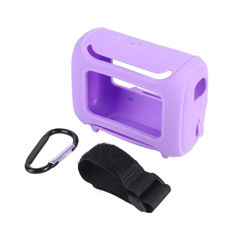 Silicone Protective Case With Carrying Strap For GO 5 Portable Speaker Shockproof And Dirt Resistant Cover