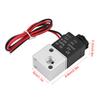 NC Solenoid Valve 3V1‑06 12V/24V 3 Way 2 Position 1/8"  Normally Closed Pneumatic Solenoid Air Valve Solenoid Air Valve