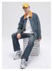 LEE 2025 Color Block Men’s Retro Denim Jacket - Loose Fit, Trendy, Slightly Wide