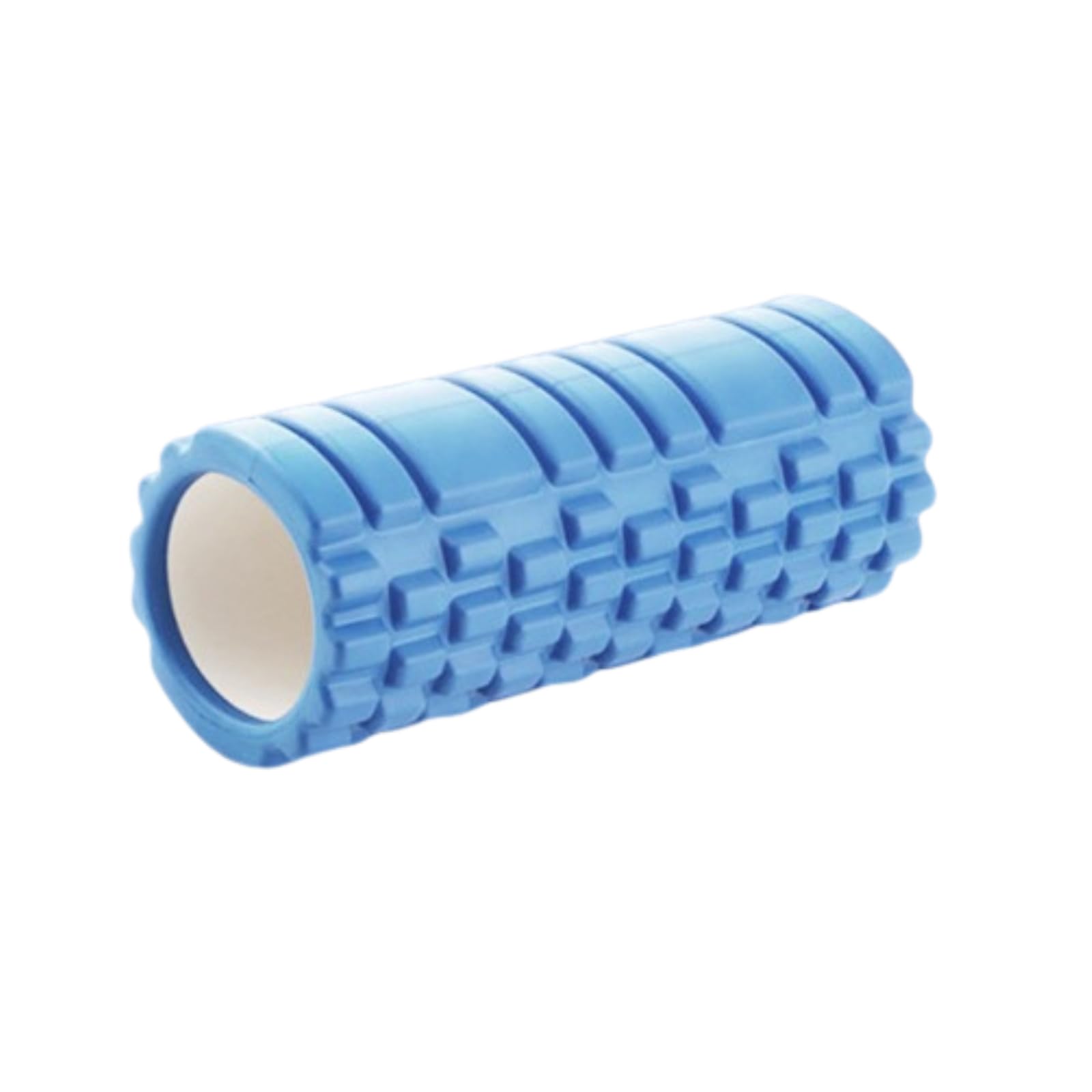 

Sunny Glow Foam Roller for Myofascial Release, Contoured Design, Mini Stretching Device, Yoga Pole, Compact Design, Home Fitness (Blue)