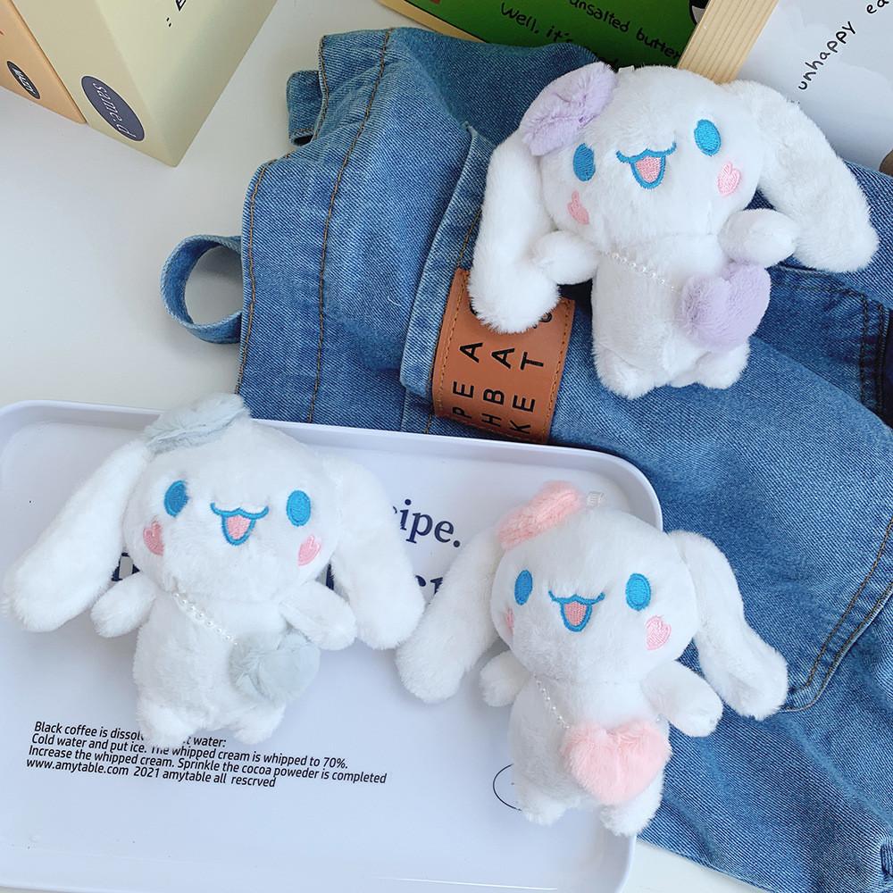 Soft And Charming Dog Plush Keychain Adorable Doggie Stuffed Toy For Bags