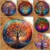 Tree of Life Round Rugs Yoga Floor Mat Nature Mandala Design Circle Carpet Home Living Room Bedroom Decor Ancient Spiritual Rug