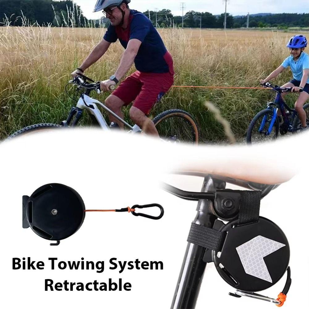 Retractable Bicycle Traction Rope With Hook MTB Trailer Rope Bicycle Tow Rope  Mountain Bike