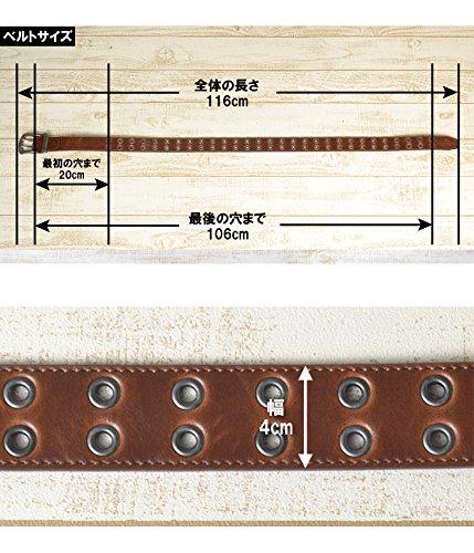 Dickies Eyelet Double Pin PU Leather Belt DS0126C Dark Brown