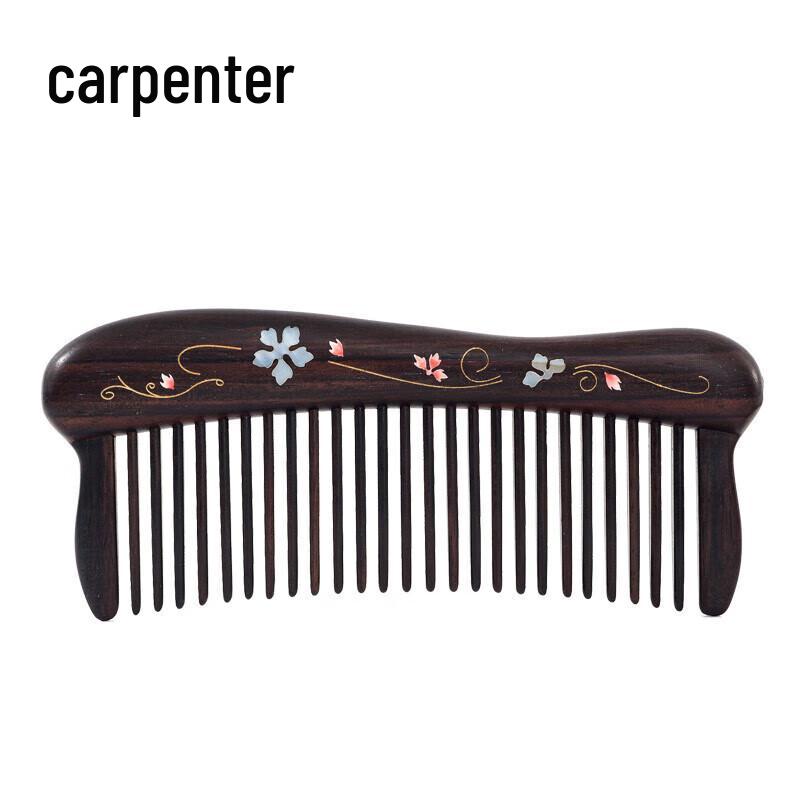 Carpenter Tan Inlaid Sandalwood Comb Gift Set
