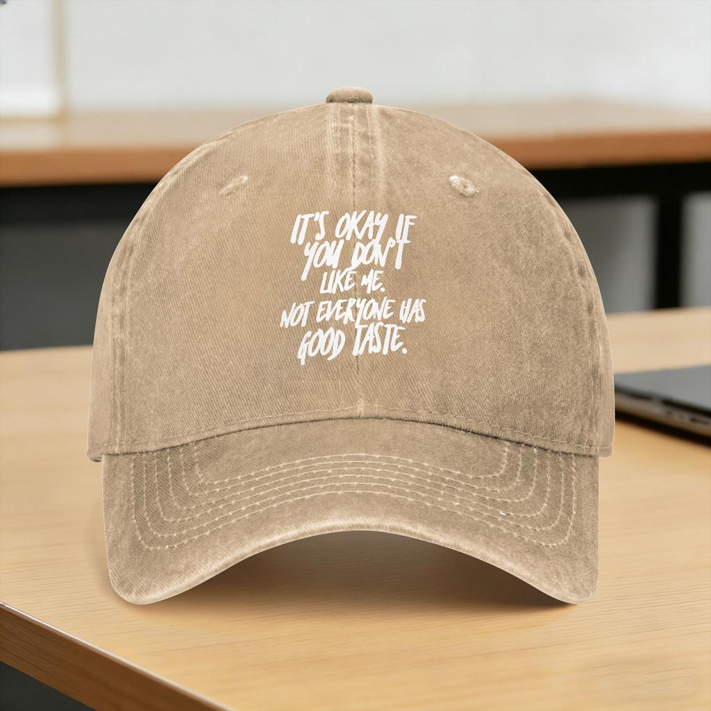 Baseball Cap Its Okay If You Dont Like Me Summer Fashion Hip Hop Hats  FeUnisex Unisex Running Hippie SunProof Snapback Cap