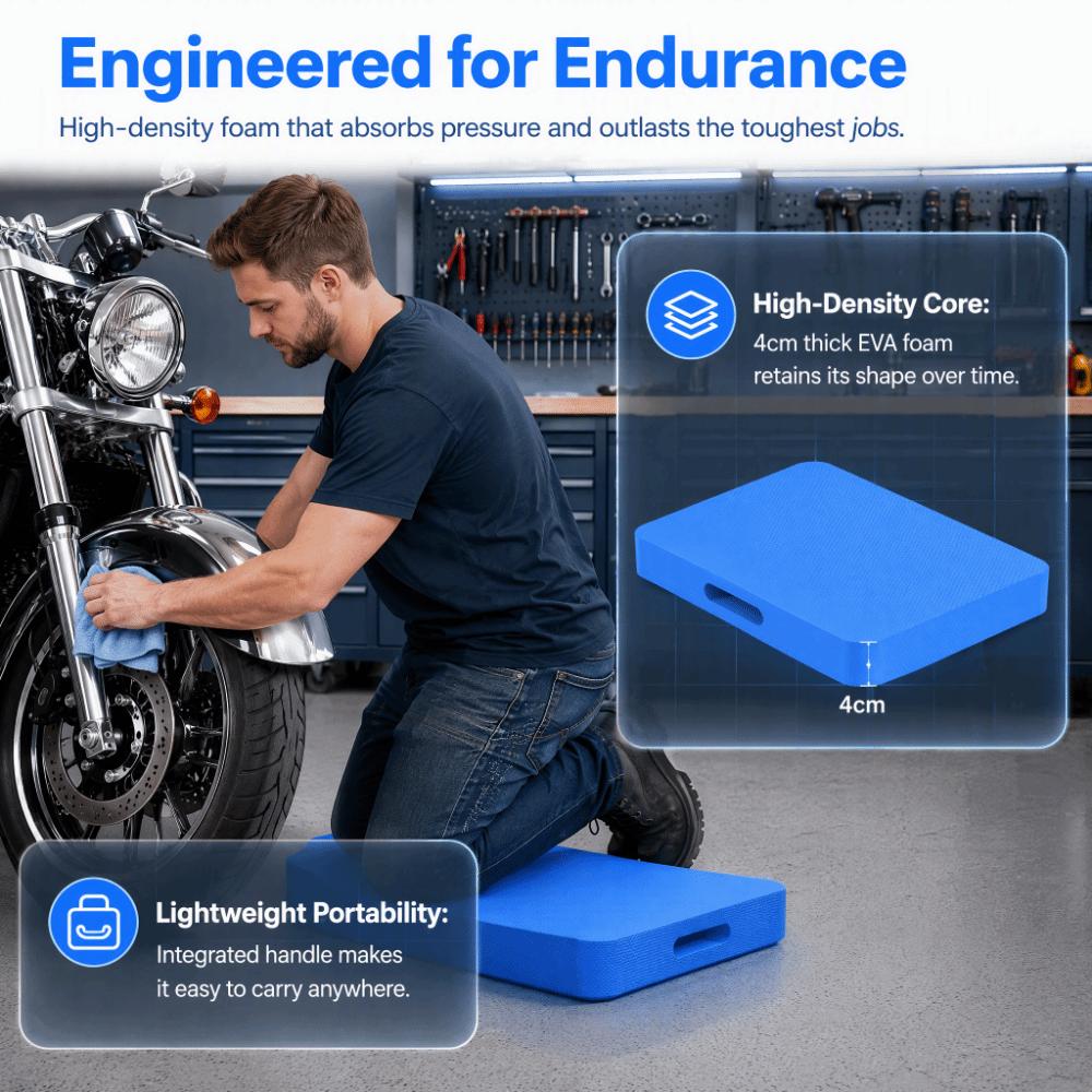 Easy To Clean Garden Kneeler Pad Waterproof Knee Pad Cushion Support Kneeler Mat  Garage Use