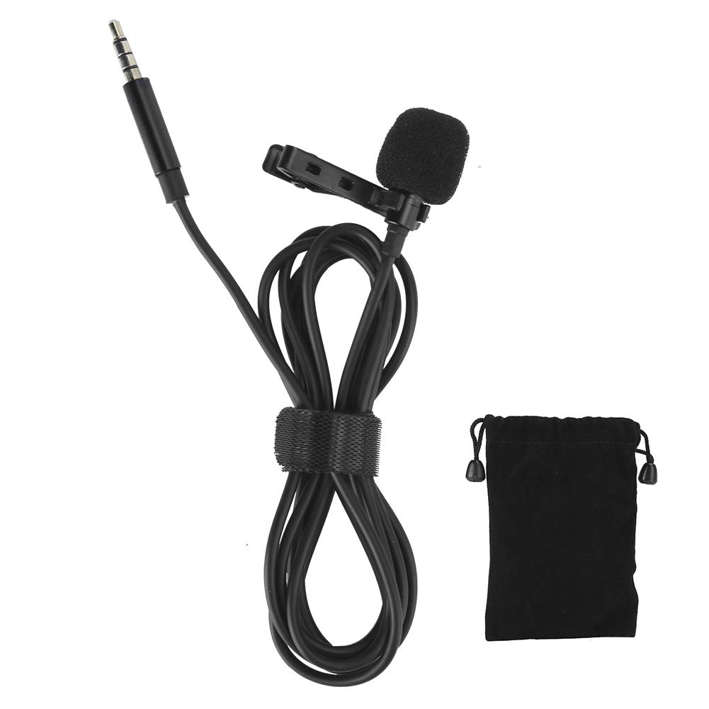 Mobile Phone SLR Camera Lavalier Clipon Microphone Vlog Live Broadcast MIC 3.5mm Plug(Suitable for (3.5mm Headphone