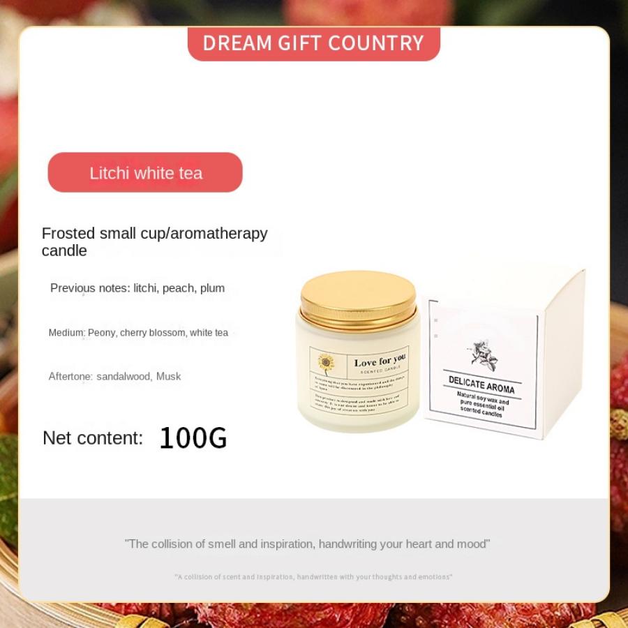 1pc Lavender Scented Aromatherapy Glass Jar Candles - Perfect Sister Gift for Wedding or Birthday Soy Candles for Home Decor