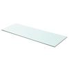 VidaXL Panneaux d'étagère 2 pcs Verre Transparent 80 x 30 cm