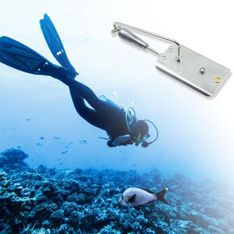 Fishing Diving Board Stainless Steel Fishing Planer Baits Planer Board Outdoor Downrigger Planer Saltwater Fishing Tool