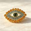 Eye Brooch, Small Chest Flower, Clothing Accessory Pin, Clothing Accessory, Jewelry, for Both Men and Women.