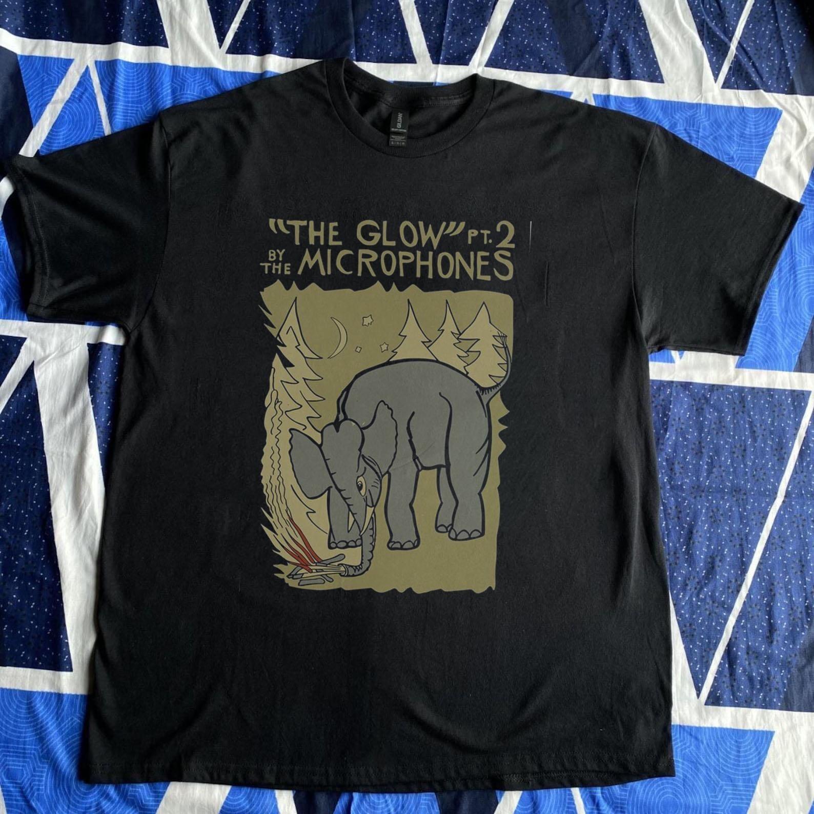 The Microphones T-Shirt, he,Glow Pt.2 T-Shirt,Band T-Shirt S