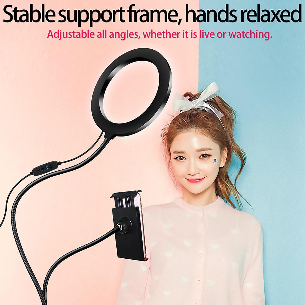 Buy 2 In 1 Dimmable LED Selfie Ring Light Camera Phone Lamp Phone Clip