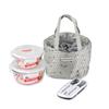 LOCK&LOCK Tempered Glass 4-Piece Lunch Set