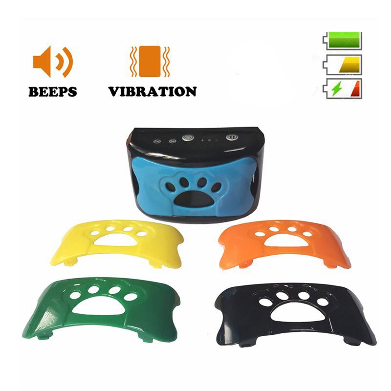 Waterproof Rechargeable Anti-barking Device for Pet Dogs; USB Ultrasonic Dog Training Collar; Anti-barking Vibration Dog Collar