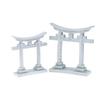 Torii Gate Aquarium Decor Miniature Ornamenttank Garden Shrine Shinto Landscape Sandstone Micro Decoration Simulation
