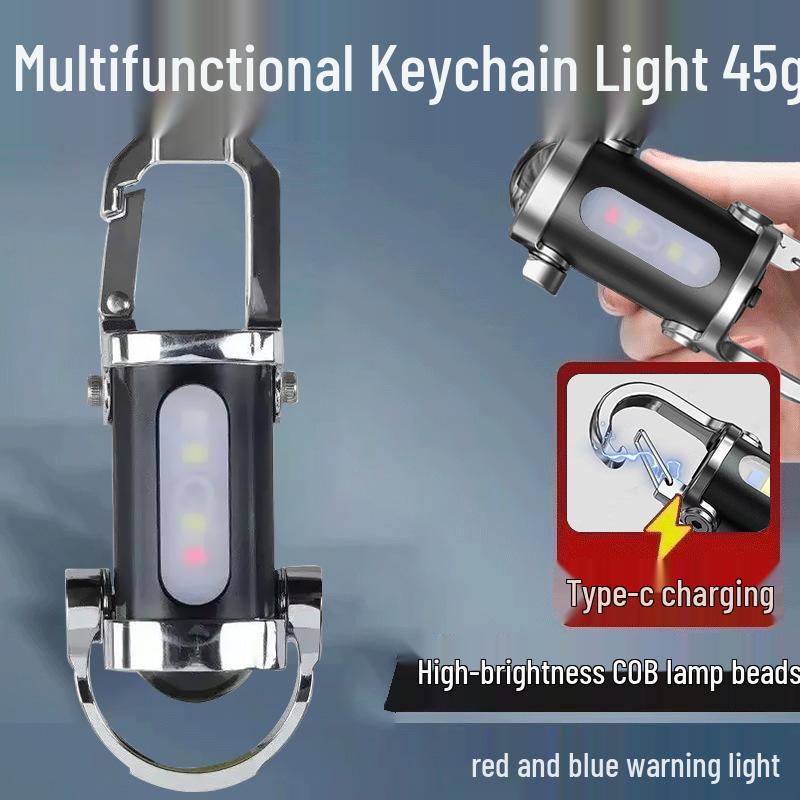Mini LED Keychain Flashlight for Outdoor and Household Use