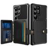 Case for Galaxy S25 Ultra - TPU+Leather/PU, Black