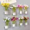 30/1 Stück Mini-Vase Kühlschrankmagnete 3D-Glasvase Magnetische Kühlschrankaufkleber Küchenkühlschrankdekoration Feiertagsgeschenke Zubehör