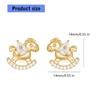 Elegant Horse Shaped Ear Clip Attachment For FreeClip 1 2 Earbuds Enhancer Coppers Zircons Embellishment