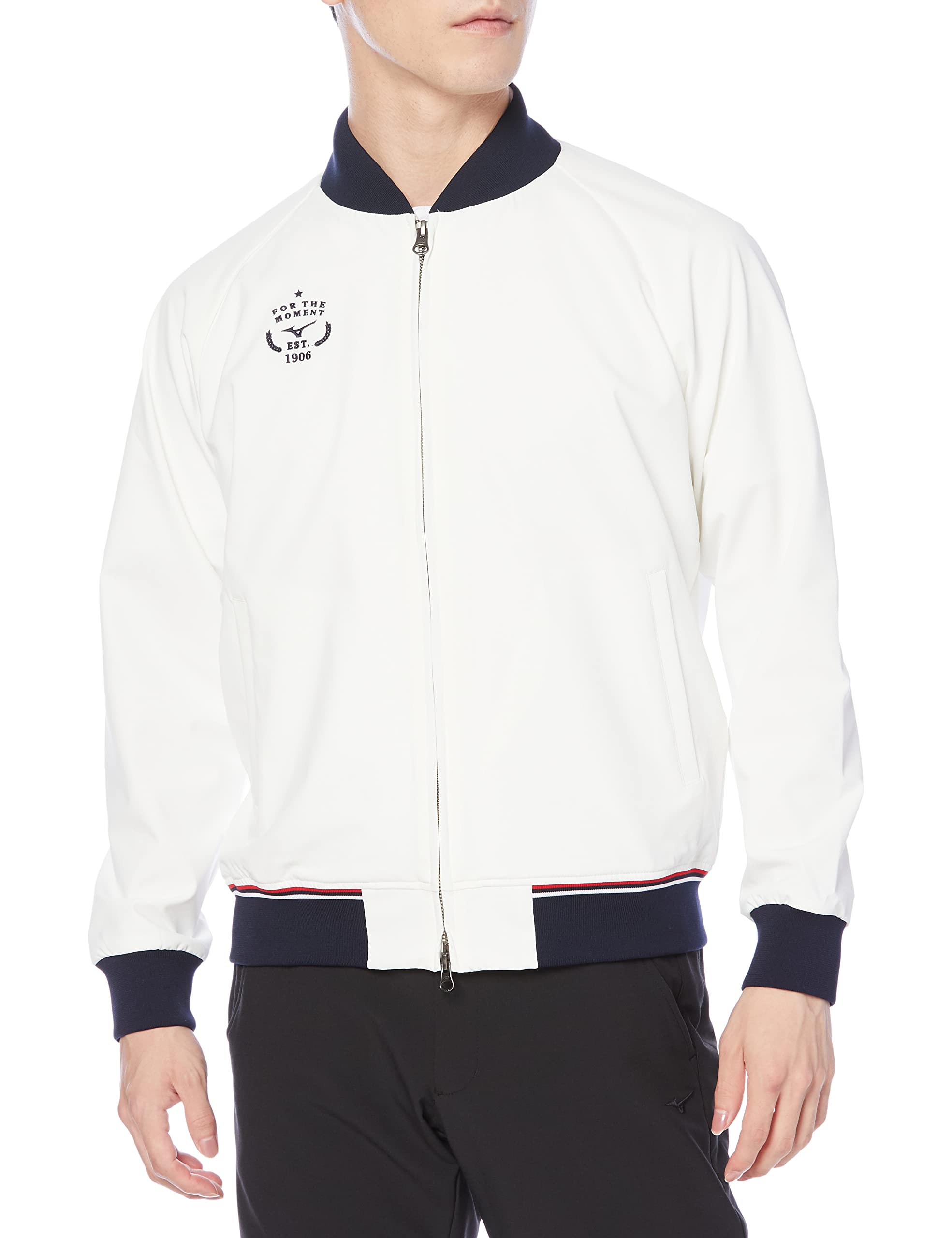 

Одежда для гольфа Водоотталкивающая эластичная Move Blouson Stretch E2ME1521 Белый XL [Mizuno] Мужская белый