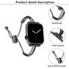 KALEBOL T Shaped Strap for Apple Watch Series 11 10 42mm/9 8 7 41mm/SE3 SE2 SE 6 5 4 40mm/3 2 1 38mm Zinc Alloy Watch Band