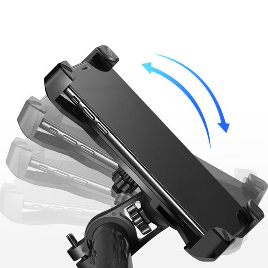 Bicycle Motorcycle Phone Holder Bike Handlebar Clip Stand GPS Mount Bracket