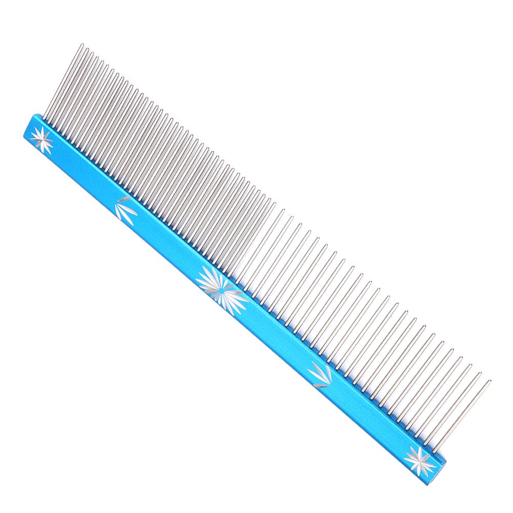 3 Colors Pet Hair Trimmer Comb Dog Cat Hair Comb Anti Static Comb Straight Row