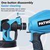 2000W Cordless Paint Sprayer Mesin Pengecat Adjustable Shape Paint Spray Gun  Penyembur Cat Elektrik 800ml