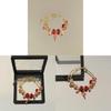 Christmas Beaded Bracelet For Women With Festive Charms Holiday Jewelry Gift