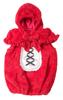 Clear Stone Marshmallow Baby Cosplay Halloween Little Red Riding Hood Baby 80cm Red Costume