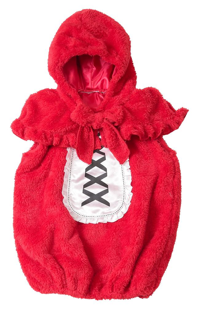 Clear Stone Marshmallow Baby Cosplay Halloween Little Red Riding Hood Baby 80cm Red Costume