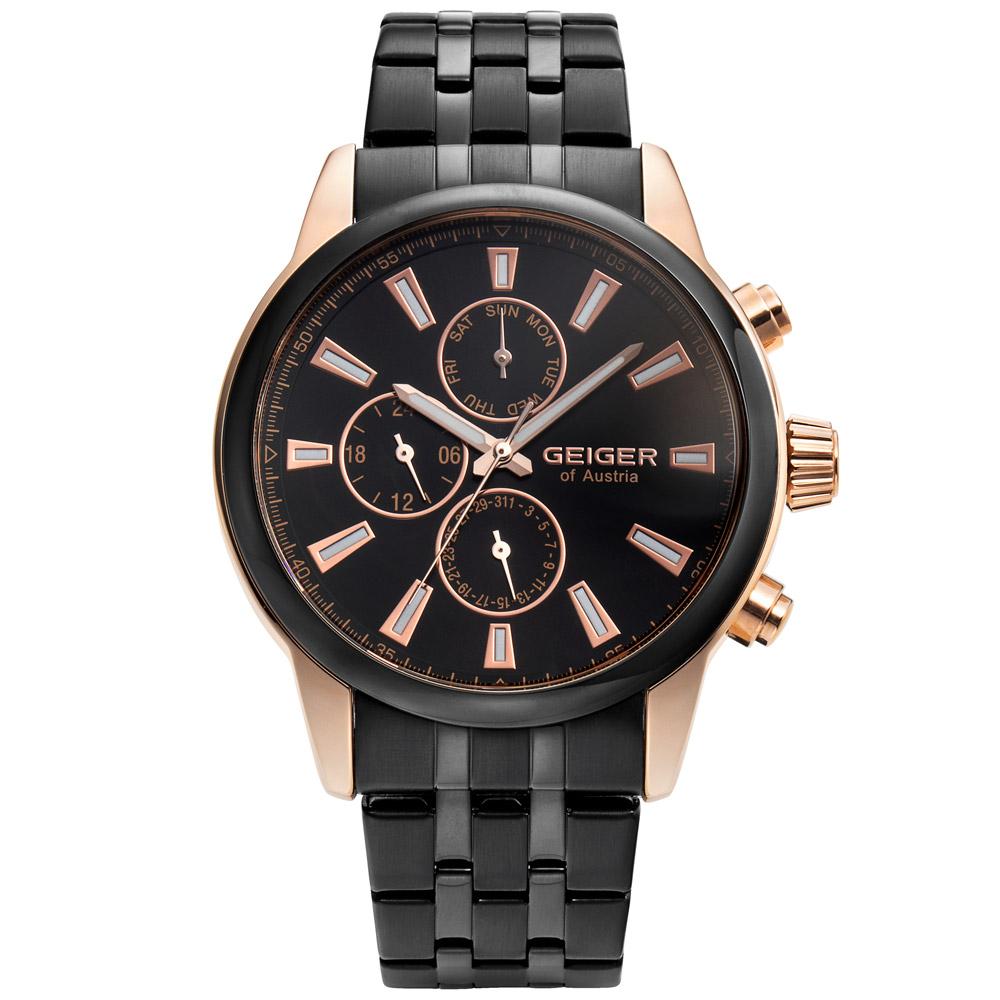 Gaigeo Ge1196 Men'S Multifunction Metal Watch