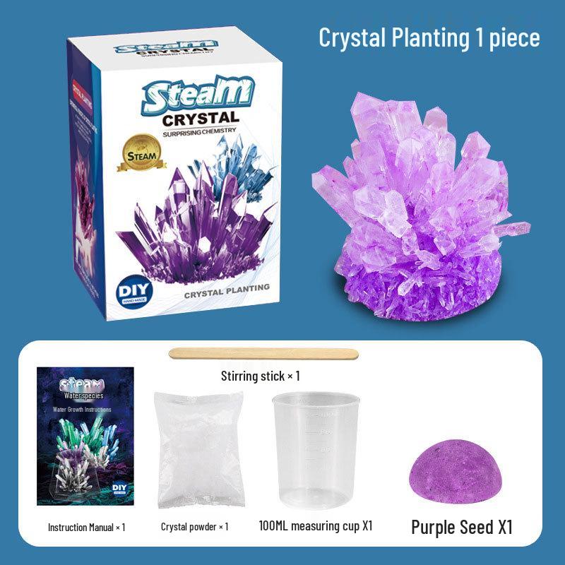 Children's Crystal Growing Science Kit: STEAM Educational Toy for Primary Students